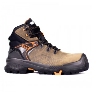 Portwest B1601 Base Footwear Brown/Orange Puncture-Resistant Work Boots